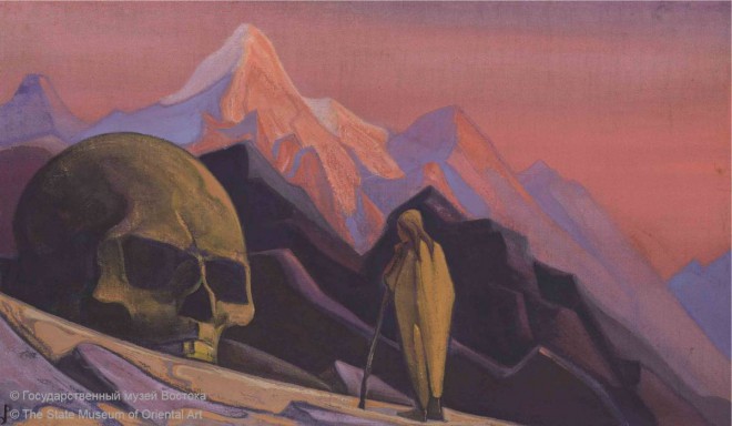 Рерих Н.К.  «Заратустра», 1931 г.  Холст, темпера. Из коллекции ГМВ