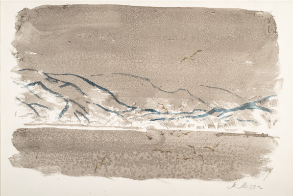 Митурич-Хлебников М.П. Зима на Хоккайдо.  Япония, 1990 г.