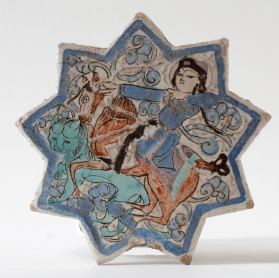 Изразец.  Туркмения. г. Куня-Ургенч. XIV в.