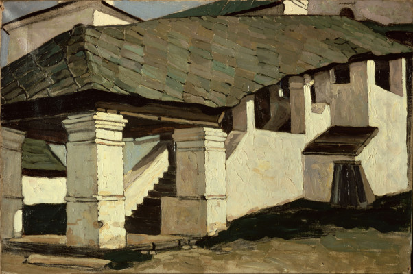 Рерих Н.К. Смоленск. Крыльцо женского монастыря, 1903 г.