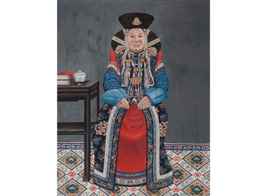 Джалсарай
Копия картины Сономцэрэна
Портрет супруги тушету-хана Ичинхорло
Монголия, 1948 г.
Бумага, темпера
