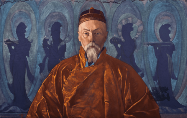 С.Н. Рерих. Портрет Н. К. Рериха. Индия, 1928 г. Собрание ГМВ
