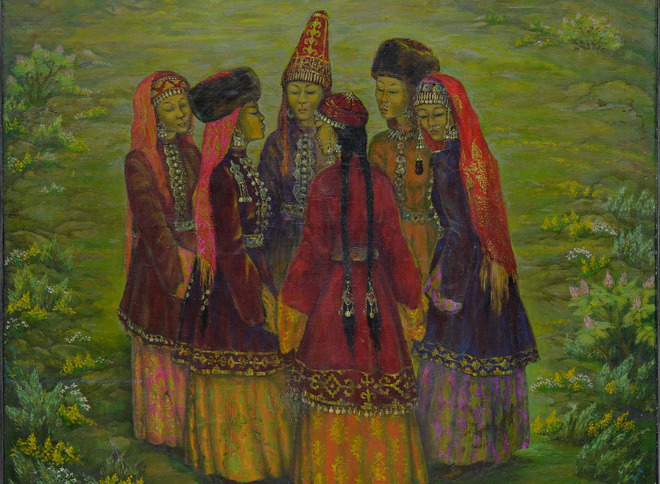 Одинокий странник. Живопись Сраждина Батырова